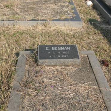 BOSMAN C. 1909-1976