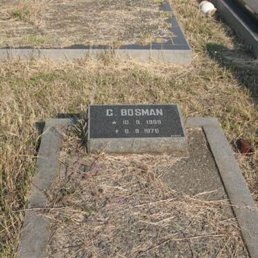 BOSMAN C. 1909-1976