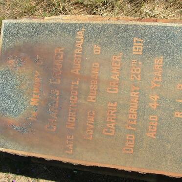 CRAMER Charles -1917