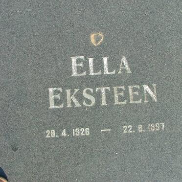 EKSTEEN Ella 1926-1997