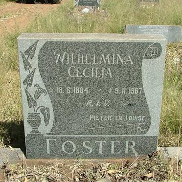 FOSTER Wilhelmina Cecilia 1884-1967