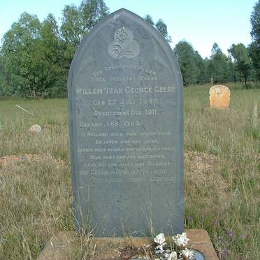 GEERE Willem Izak George 1843-1911