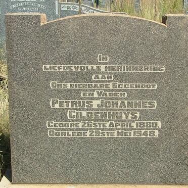 GILDENHUYS Petrus Johannes 1880-1948
