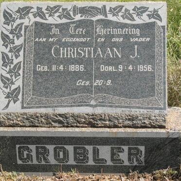 GROBLER Christiaan J. 1886-1956