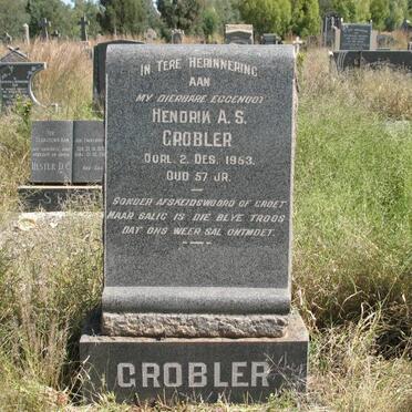 GROBLER Hendrik A.S. -1963