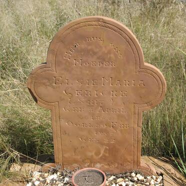 GERICKE Elsie Maria nee SMIT 18?4-194?