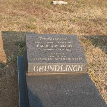 GRUNDLINGH Hendrik Benjamin 1898-1970