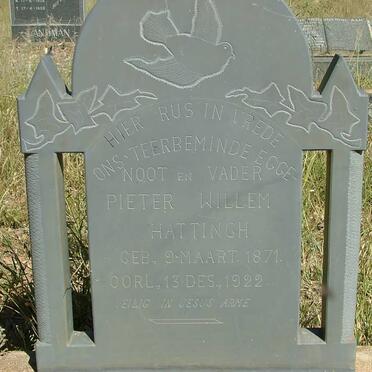 HATTINGH Pieter Willem 1871-1922