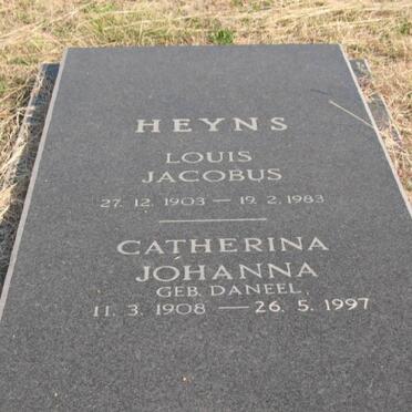 HEYNS Louis Jacobus 1903-1983 &amp; Catherina Johanna DANEEL 1908-1997