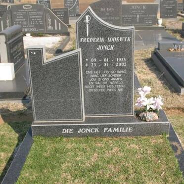 JONCK Frederik Lodewyk 1933-2002
