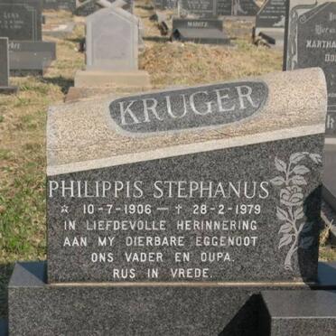 KRUGER Philippis Stephanus 1906-1979