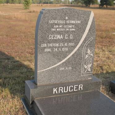 KRUGER Gezina C.D. nee THERON 1903-1970