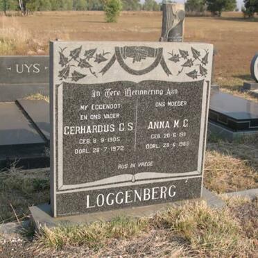 LOGGENBERG Gerhardus C.S. 1905-1972 &amp; Anna M.G. 1911-1989
