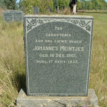 MEINTJES Johannes 1861-1952