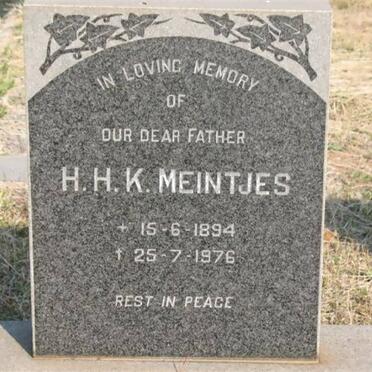 MEINTJIES H.H.K. 1894-1976