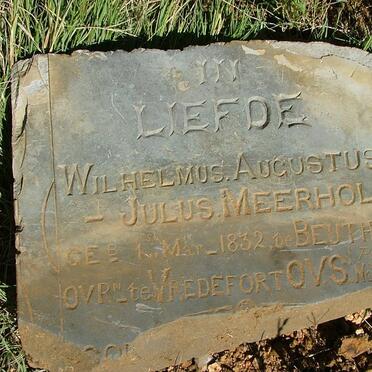 MEERHOLZ Wilhelm Augustus Jules 1832-1895