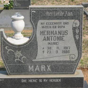 MARX Hermanus Antonie 1917-1986