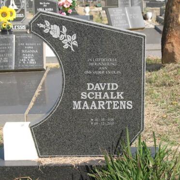MAARTENS David Schalk 1918-2003