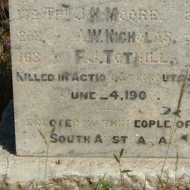 MOORE J.H. -1900 :: NICHOLAS A.W. -1900 :: TOTHILL F.J. -1900