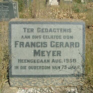 MEYER Francis Gerard -1950