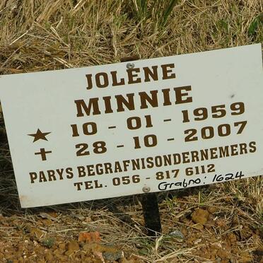 MINNIE Jolene 1959-2007