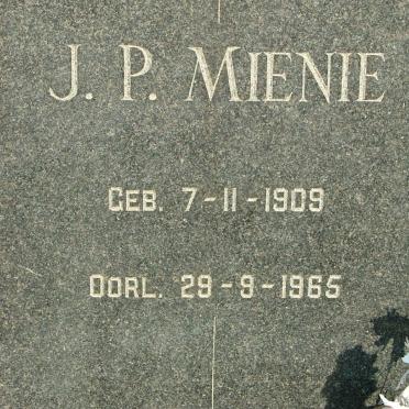 MIENIE J.P. 1909-1965
