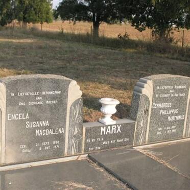 MARX Gerhardus Philippus Marthinus 1887-1946 &amp; Engela Susanna Magdalena 1890-1971