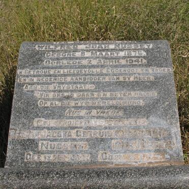 NUSSEY Wilfred Joah 1876-1941 &amp; ? Jacoba Gertruida ? nee ? 1871-19??