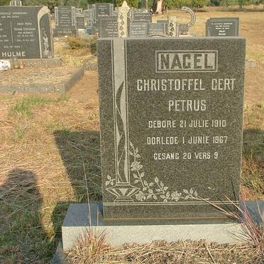NAGEL Christoffel Gert Petrus 1910-1967