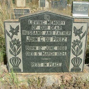 PREEZ John C., du 1866-1934