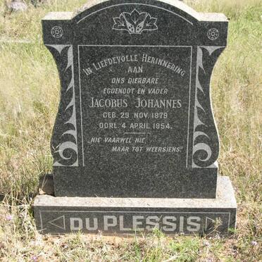 PLESSIS Jacobus Johannes, du 1879-1954