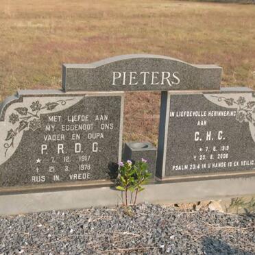 PIETERS P.R.D C. 1917-1978 :: PIETERS C.H.C. 1919-2006