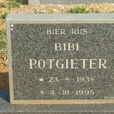 POTGIETER Bibi 1938-1995