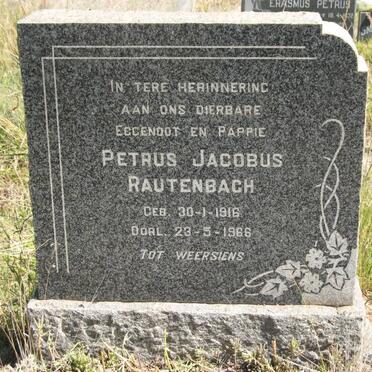 RAUTENBACH Petrus Jacobus 1916-1966