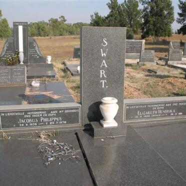 SWART Jacobus Philippus 1908-1970 &amp; Elizabeth Hendrika CRONJE 1908-??