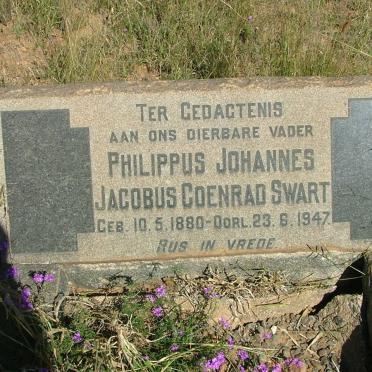 SWART Philippus Johannes Jacobus Coenrad 1880-1947