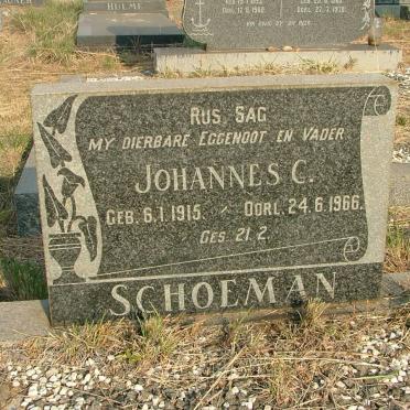 SCHOEMAN Johannes C. 1915-1966