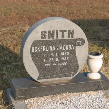 SMITH Ockerlina Jacoba 1929-1989