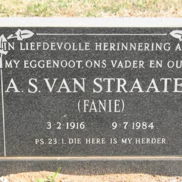STRAATEN A.S., van 1916-1984