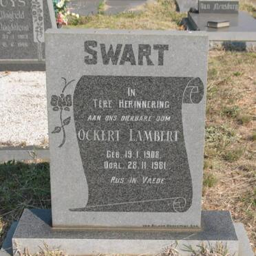 SWART Ockert Lambert 1908-1981