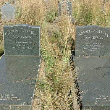 TOMLINSON Gordon Campbell 1887-1955 &amp; Moritza Maria GERTENBACH 1895-1979