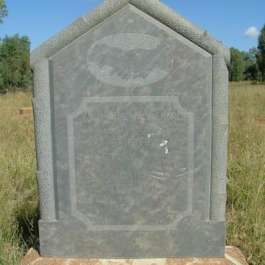 TONDER Anna Barbara Christina, van nee AUCAMP 1901-1944