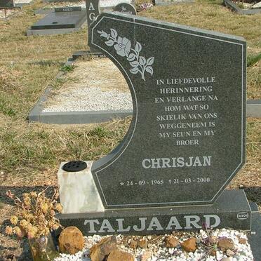 TALJAARD Chrisjan 1965-2000