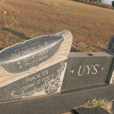 UYS Jacobus A.F. 1895-1970 :: ??