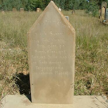 VERWY Judith Susarah nee VIVIERS 1910-1935