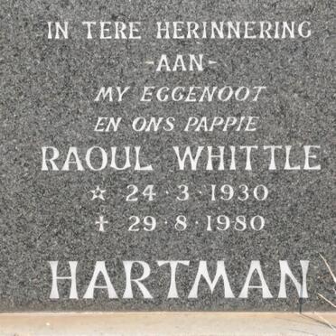 WHITTLE Raoul 1930-1980