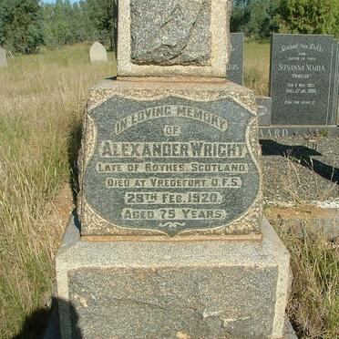 WRIGHT Alexander -1920