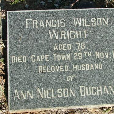 WRIGHT Francis Wilson -1966