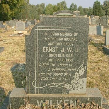 WILKEN Ernest J.W.J. 1885-1959
