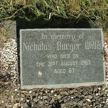 WILLIS Nicholas Burger -1967